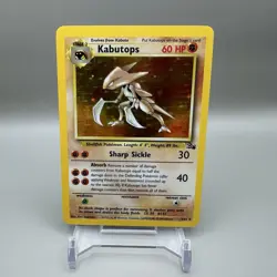 Kabutops (9) 09/62 Pokemon Holo Rare Fossil Card NM-LP - Image 1