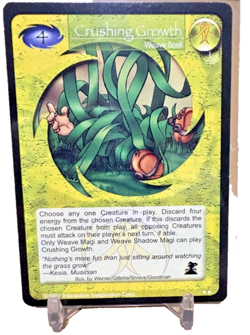 Magi Nation Duel - Crushing Growth - Nightmare's Dawn CCG Card - Image 1