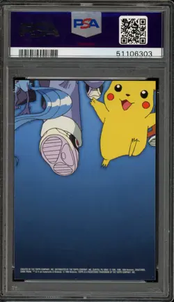 Pokemon Topps Arbok/Ekans Series 1 Character Cards #TV12 PSA 10 Gem Mint - Image 2