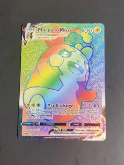 Morpeko VMAX - 204/202 - Pokemon Sword & Shield Base Set Secret Rare Card NM - Image 1