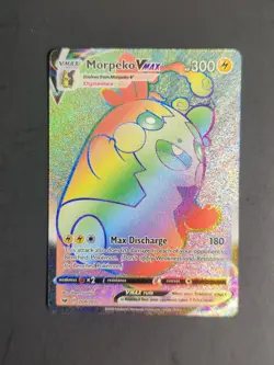 Morpeko VMAX - 204/202 - Pokemon Sword & Shield Base Set Secret Rare Card NM - Image 2