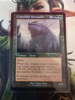 MTG - Craterhoof Behemoth - Retro Border Non-foil - Innistrad Remastered - Image 2