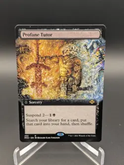 Profane Tutor (Extended Art) Modern Horizons 2 Regular - Image 1