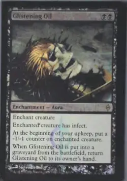Glistening Oil - New Phyrexia: #62, Magic: The Gathering - Foil Lp C250 - Image 1