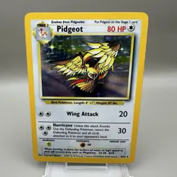 Pidgeot - 8/64 - Pokemon Jungle No Symbol Holo Rare Card WOTC NM-LP - Image 1