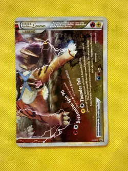 Pokemon TCG Entei and Raikou Unleashed Holo Card 91/95 Legend (Bottom Half) - Image 3