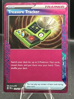 Treasure Tracker - 131/131 - Pokemon Prismatic Evolutions ACE SPEC Rare NM - Image 1