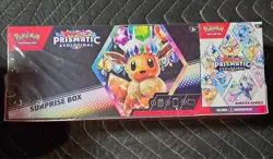 Pokemon TCG Prismatic Evolutions Surprise Box & Booster Bundle Sams Club SEALED - Image 1