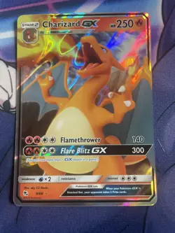 Pokemon TCG Hidden Fates Charizard GX 9/68 - Image 1