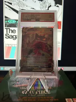 Pokemon 2021 Gengar VMAX 271/264 Alt Art Fusion Strike PSA 9 - Image 1