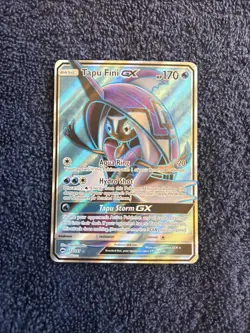 Tapu Fini GX 133/147 Burning Shadows Ultra Rare Full Art Pokemon TCG - Image 1