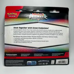 Pokemon Prismatic Evolutions Tech Sticker Collection 3 Pack Random Art Free Ship - Image 2