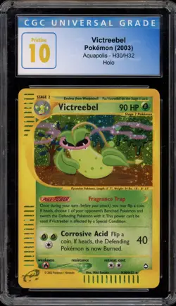 Pokemon Victreebel Aquapolis Holo Rare #H30 CGC 10 Pristine - Image 1