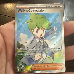 WALLY'S COMPASSION 2025 POKEMON MEGA EVOLUTION ULTRA RARE 176/132 Q0165 - Image 1