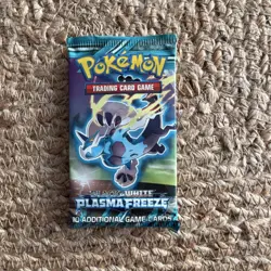 Pokemon Black & White Plasma Freeze Booster Pack Thundurus Sealed w/ Case - Image 3