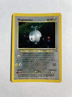 2001 pokemon neo discovery Magnemite holo 7/75 - Near Mint - Image 3