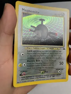 2001 pokemon neo discovery Magnemite holo 7/75 - Near Mint - Image 4
