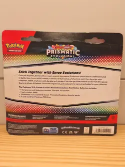 Pokemon Scarlet & Violet Prismatic Evolutions Tech Sticker Collection Leafeon - Image 4