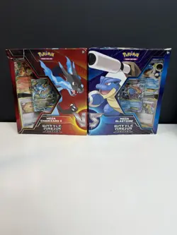 Pokemon-2018- Mega Charizaed X Battle Arena Deck Factory SEALED Box W BLASTOISE - Image 1