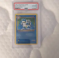 Pokemon Blastoise Base Set (Shadowless) 2/102 Holo 1st Ed PSA 10 Rare 1999 - Image 1