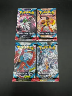 8 Pokemon TCG Scarlet & Violet Paradox Rift Booster Pack Lot Sealed New - Image 2