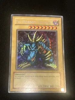 Yu-Gi-Oh Tri-Horned Dragon LOB-000 - Image 1
