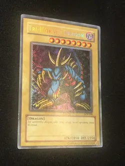 Yu-Gi-Oh Tri-Horned Dragon LOB-000 - Image 2