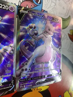 Pokemon Mewtwo v Holo SWSH229 Sword & Shield Promo Card 2x LP/NM - Image 5