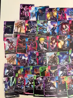 Gundam Steel Requiem TCG Card Lot (89 Cards) - Image 2