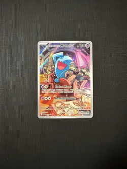 Team Rocket's Wobbuffet Holo SV: Scarlet & Violet Promo Cards 203 NM Pokemon TCG - Image 1