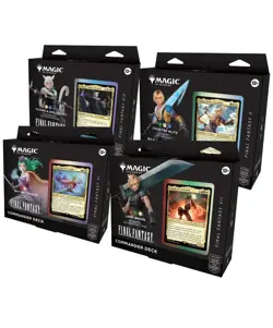 *Sealed Final Fantasy Commander Deck Display (Set of 4)* Magic MTG - Image 1