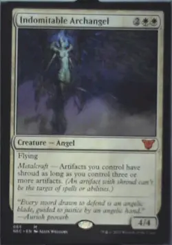 Indomitable Archangel - Commander: Kamigawa: Neon Dynasty: #85 Nm R240 - Image 1