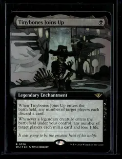 Tinybones Joins Up - 328 - Foil - OTJ - NM - MTG Magic the Gathering - Image 1