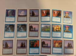 Magic the Gathering Revised Edition Cards - Blue Mana - Image 1