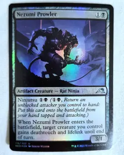 Nezumi Prowler 116/302 Foil Kamigawa: Neon Dynasty Magic: The Gathering - Image 1