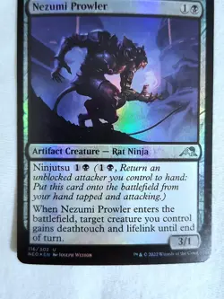 Nezumi Prowler 116/302 Foil Kamigawa: Neon Dynasty Magic: The Gathering - Image 2