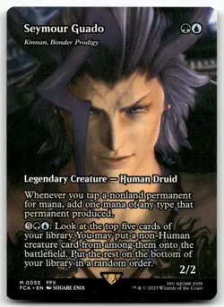 Seymour Guado - Kinnan, Bonder Prodigy (Showcase) #55 MTG Final Fantasy FCA NM - Image 1
