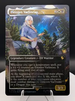 Estinien Varlineau Chocobo Track FOIL: Final Fantasy MTG (NM) - Image 1