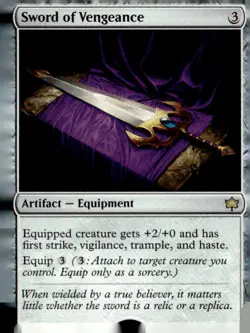 Bloomburrow #395 Sword of Vengeance - Image 1