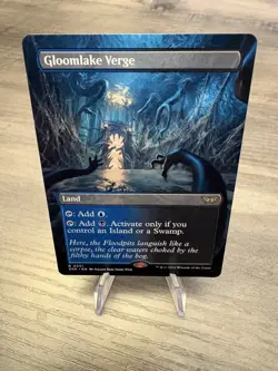 Magic the Gathering MTG Gloomlake Verge Borderless Near Mint - Image 1