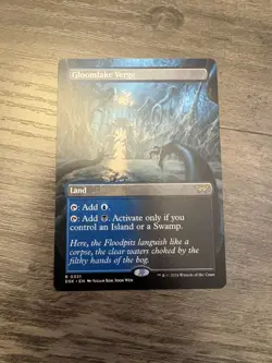 Magic the Gathering MTG Gloomlake Verge Borderless Near Mint - Image 2