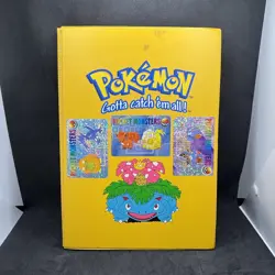 FULL BINDER - Vintage Pokemon Card Binder - LP-HP Condition Cards - (Read Desc) - Image 1
