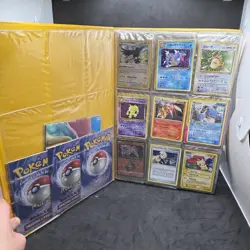 FULL BINDER - Vintage Pokemon Card Binder - LP-HP Condition Cards - (Read Desc) - Image 2