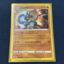 LUCARIO 079/172 BRILLIANT STARS POKEMON (HOLO, NM) - Image 1