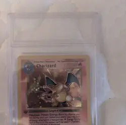 Pokemon Charizard Base Set 4/102 Holo Rare Nintendo 1999 English Card - Image 3