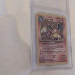 Pokemon Charizard Base Set 4/102 Holo Rare Nintendo 1999 English Card - Image 5