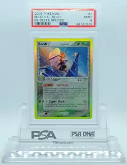 POKEMON EX DELTA SPECIES BEEDRILL #1 HOLO FOIL CARD PSA 9 MINT #43131074 - Image 2