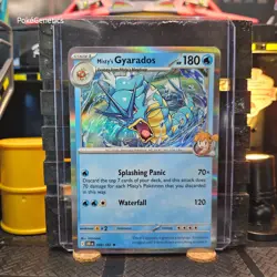 Misty's Gyarados Destined Rivals Holo Pokemon TCG 049/182 Scarlet & Violet Rare - Image 1