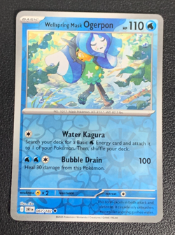 Wellspring Mask Ogerpon 067/182 Destined Rivals Reverse Holo Pokemon TCG Card NM - Image 1
