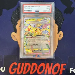 PSA 9 MINT 2024 Pokemon Surging Sparks PIKACHU EX #057 - Image 1
